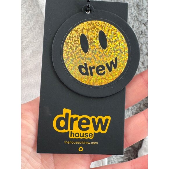 Drew House Long Sleeve Shirt Pocket & Maple Leaf Graphic White Size Small NWT - Picture 5 of 10